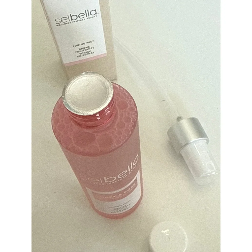 Seibella Toning Mist Honey & Rose 5oz Skin‎ Soothing Recovery Sealed Pink NIB